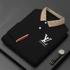 LOUIS VUITTON Premium Long Sleeve Polo Shirt LUX-YVWYB-VCUV8YJJ