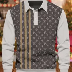 LOUIS VUITTON Premium Long Sleeve Polo Shirt LUX-YVWYB-4D02VQIC