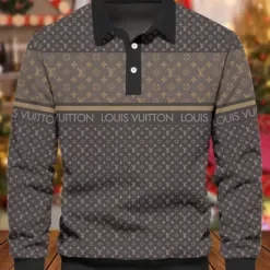 LOUIS VUITTON Premium Long Sleeve Polo Shirt LUX-YVWYB-CLBHPTE9
