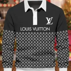 LOUIS VUITTON Premium Long Sleeve Polo Shirt LUX-YVWYB-DOPLPFRH