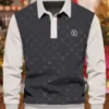 LOUIS VUITTON Premium Long Sleeve Polo Shirt LUX-YVWYB-PTPU0ZUD