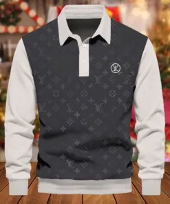 LOUIS VUITTON Premium Long Sleeve Polo Shirt LUX-YVWYB-PTPU0ZUD