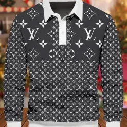 LOUIS VUITTON Premium Long Sleeve Polo Shirt LUX-YVWYB-PUS5JZA0
