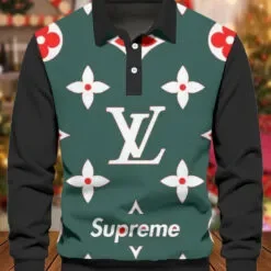 LOUIS VUITTON Premium Long Sleeve Polo Shirt LUX-YVWYB-AM0Q8RJS
