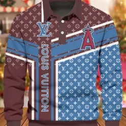 LOUIS VUITTON Premium Long Sleeve Polo Shirt LUX-YVWYB-CS4AFEUK