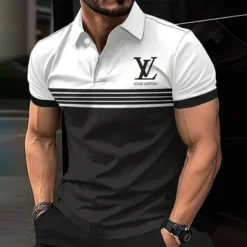 LOUIS VUITTON Limited Edition Polo Shirt Best Selling 2024 LUX-PO-0002VU0ETVU