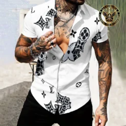 [PREMIUM] Limited LOUIS VUITTON Short Sleeve Button Shirt 2024 LUX-SP-001E9SMVN0U