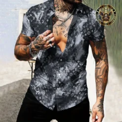[PREMIUM] Limited LOUIS VUITTON Short Sleeve Button Shirt 2024 LUX-SP-001BNTNVL8F