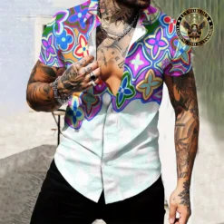 [PREMIUM] Limited LOUIS VUITTON Short Sleeve Button Shirt 2024 LUX-SP-0015KDI4NBZ