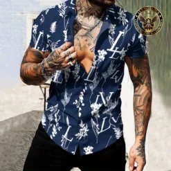 [PREMIUM] Limited LOUIS VUITTON Short Sleeve Button Shirt 2024 LUX-SP-001NEMWYCYK