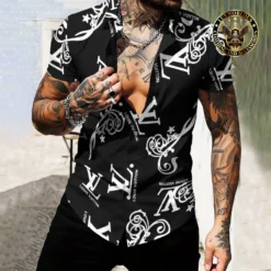 [PREMIUM] Limited LOUIS VUITTON Short Sleeve Button Shirt 2024 LUX-SP-001ZEXKCGKY