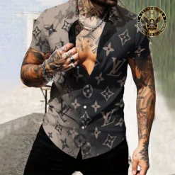 [PREMIUM] Limited LOUIS VUITTON Short Sleeve Button Shirt 2024 LUX-SP-001TF0JVBKH