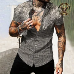 [PREMIUM] Limited LOUIS VUITTON Short Sleeve Button Shirt 2024 LUX-SP-0011YQE5R6B