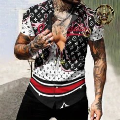 [PREMIUM] Limited LOUIS VUITTON Short Sleeve Button Shirt 2024 LUX-SP-001DUWRKZYS