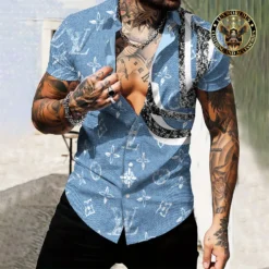 [PREMIUM] Limited LOUIS VUITTON Short Sleeve Button Shirt 2024 LUX-SP-001TCYLSBQC