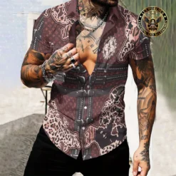 [PREMIUM] Limited LOUIS VUITTON Short Sleeve Button Shirt 2024 LUX-SP-001GVUFEDEL