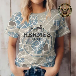 Premium HERMÈS T-Shirt 💖 Women 2024 LUX- TX-00022ZCI03RD