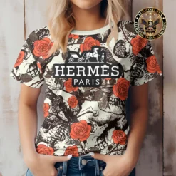 Premium HERMÈS T-Shirt 💖 Women 2024 LUX- TX-0002ZIQQCFHF