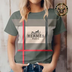 Premium HERMÈS T-Shirt 💖 Women 2024 LUX- TX-0002A8B4C5EI