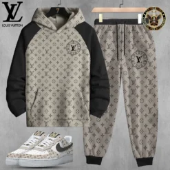 LOUIS VUITTON Limited Edition Set Hoodie & Pants Match AF1 Sneaker LUX-AF+CK+F40-000ULGVMHMH