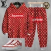 LOUIS VUITTON Limited Edition Set Hoodie & Pants Match AF1 Sneaker LUX-AF+CK+F40-000DLAFHC8M