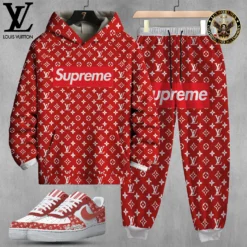 LOUIS VUITTON Limited Edition Set Hoodie & Pants Match AF1 Sneaker LUX-AF+CK+F40-000DLAFHC8M