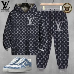 LOUIS VUITTON Limited Edition Set Hoodie & Pants Match AF1 Sneaker LUX-AF+CK+F40-0007IXV56EL