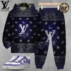 LOUIS VUITTON Limited Edition Set Hoodie & Pants Match AF1 Sneaker LUX-AF+CK+F40-000TQCFGMZ2