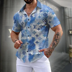 LOUIS VUITTON Premium Short Sleeve Shirt LUX-SP-6JNEEWMH