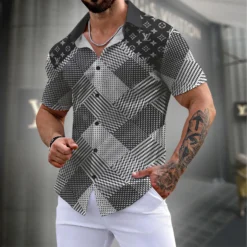 LOUIS VUITTON Premium Short Sleeve Shirt LUX-SP-X9AEHDLZ