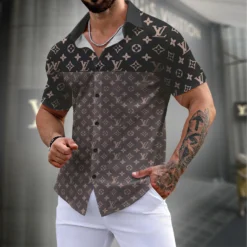 LOUIS VUITTON Premium Short Sleeve Shirt LUX-SP-USRHCGGK