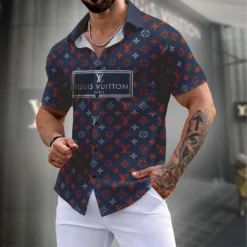 LOUIS VUITTON Premium Short Sleeve Shirt LUX-SP-O059PXDO
