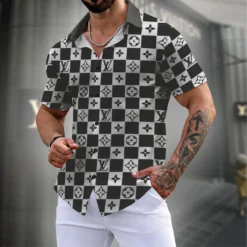 LOUIS VUITTON Premium Short Sleeve Shirt LUX-SP-BPRY4XGM