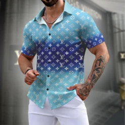 LOUIS VUITTON Premium Short Sleeve Shirt LUX-SP-4TPYB2FR