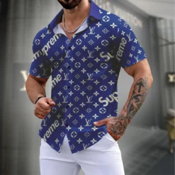 LOUIS VUITTON Premium Short Sleeve Shirt LUX-SP-ZAUSE3H3