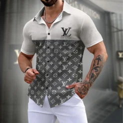 LOUIS VUITTON Premium Short Sleeve Shirt LUX-SP-CCMCKSWQ