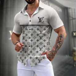 LOUIS VUITTON Premium Short Sleeve Shirt LUX-SP-M5MBMTWF