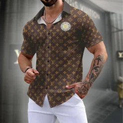 LOUIS VUITTON Premium Short Sleeve Shirt LUX-SP-LKWEXRFX