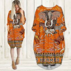 Limited HERMÈS Luxury Pocket Dress SHO - ZOW0377