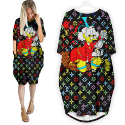 Limited Edition Scrooge Mcduck Louis Vuitton Donald Duck Universe Pocket Dress SHO - ZOW - ACS0014