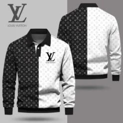 LOUIS VUITTON Premium Long Sleeve Polo Shirt LUX-YVWYB-B7KKWDUY