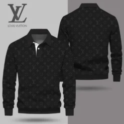 LOUIS VUITTON Premium Long Sleeve Polo Shirt LUX-YVWYB-WCKN239F