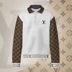 LOUIS VUITTON Premium Long Sleeve Polo Shirt LUX-YVWYB-GP1WMUSV