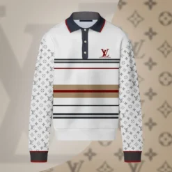 LOUIS VUITTON Premium Long Sleeve Polo Shirt LUX-YVWYB-NCPLEKUK