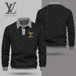 LOUIS VUITTON Premium Long Sleeve Polo Shirt LUX-YVWYB-EWT4VO4W