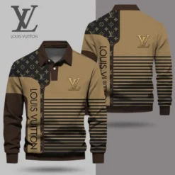 LOUIS VUITTON Premium Long Sleeve Polo Shirt LUX-YVWYB-X7ONFHTU