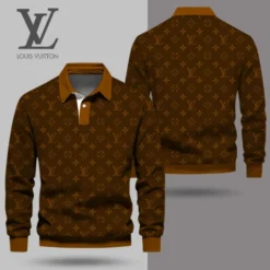LOUIS VUITTON Premium Long Sleeve Polo Shirt LUX-YVWYB-ZQ4D5X2V