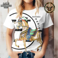 Premium HERMÈS T-Shirt 💖 Women 2024 LUX- TX-0002ROLJWKJY