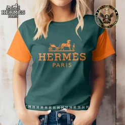 Premium HERMÈS T-Shirt 💖 Women 2024 LUX- TX-0002MUKH28PF
