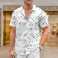[PREMIUM] Limited LOUIS VUITTON Short Sleeve Button Shirt 2024 LUX-SP-001HU4YEIR8
